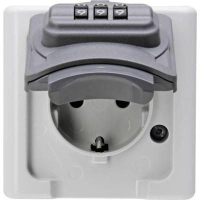 Kopp 109856007 1-voudig Stopcontact (opbouw) Afsluitbaar IP44 Grijs, Zwart Kopp 109856007 1-voudig Stopcontact (opbouw) Afsluitbaar IP44 Grijs, Zwart