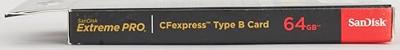 Sandisk CFexpress Extreme Pro 64GB 1500/800MB/s type B - thumbnail
