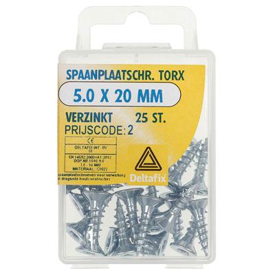 Sp.pl.schr.torx 5,0x20mm vz 25st Deltafix - Deltafix