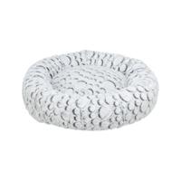 TRIXIE HONDENMAND MILA ROND PLUCHE WIT / GRIJS 60X60 CM - thumbnail