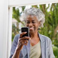 Doro 5860 Eenvoudige Seniorentelefoon Zwart - thumbnail