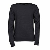 Tee Jays TJ6000 Men´s Crew Neck Sweater - Grey Melange - M - thumbnail