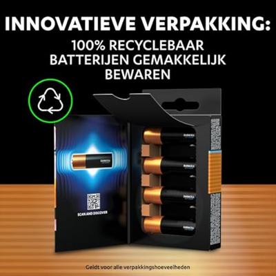 Duracell Optimum Alkaline AA batterijen - 12 stuks - thumbnail
