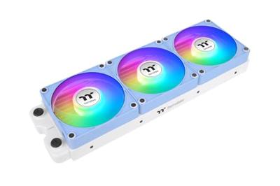 Thermaltake ct120 ex argb sync pc cooling fan hydrangea blue (3-fan pack) case fans (lichtblauw, 3 stuks, 120 x 120 x 25 mm, pwm)