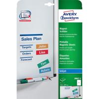 Avery Magneetetiketten, ft 210 x 297 mm, doos van 5 stuks - thumbnail