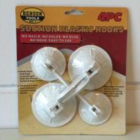 Zuignap 4-delig met klaphaak - thumbnail