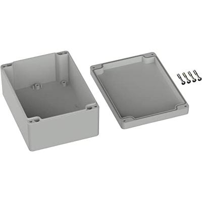 TRU COMPONENTS TC-9065680 Industriële behuizing 160 x 120 x 75 ABS Grijs-wit (RAL 7035) 1 stuk(s)