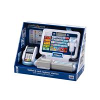 Kassaspeelgoed - KLEIN - Elektronische kassa met afneembaar tablet - Diverse functies - thumbnail
