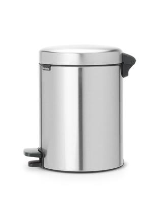 Brabantia pedaalemmer Newlcon 5 liter matt steel fingerprint proof - thumbnail