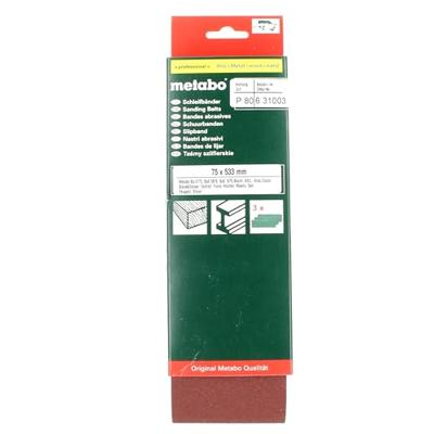 Metabo 631003000 Schuurbandset Korrelgrootte (num) 80 1 stuk(s) Metabo 631003000 Schuurbandset Korrelgrootte (num) 80 1 stuk(s)