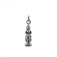 Geboortedag Boeddha hanger/bedel Zondag 925 zilver - 2 cm - thumbnail