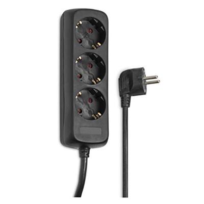 Hama Stekkerdoos 3-voudig Zwart Per 10 Stuks