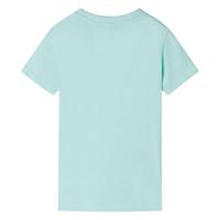 Kindershirt 128 lichtmintkleurig - thumbnail