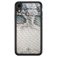 iPhone XR glazen hardcase - Oh my snake - thumbnail