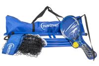 Bex sunsport outdoor mini tennis set - tuin tennis met net 365 cm - complete tennis set met rackets en bal - inclusief draagtassen - vanaf 6 jaar - thumbnail