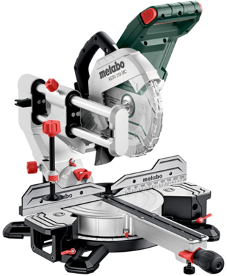 Metabo kgsv 216 mc afkortzaag met trekfunctie - 615216000 Metabo kgsv 216 mc afkortzaag met trekfunctie - 615216000
