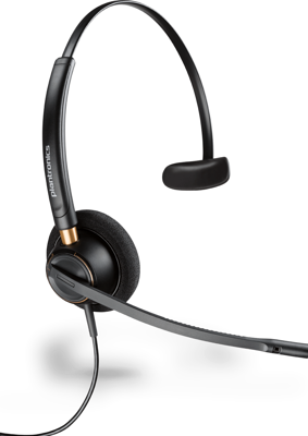 Hoofdtelefoon met microfoon Poly EncorePro HW510 Zwart