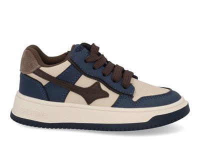 ShoesMe NO25W015-F dark blue brown multi blauw maat 26