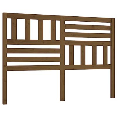 Hoofdbord 146x4x100 cm massief grenenhout honingbruin