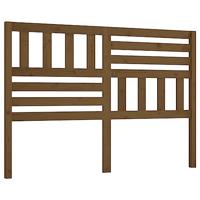 Hoofdbord 146x4x100 cm massief grenenhout honingbruin - thumbnail