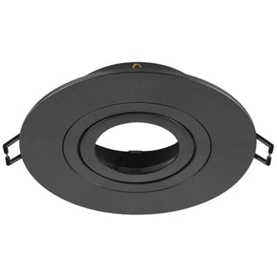 SLV InbouwringNew Tria 75 XL rond zwart - zonder fitting - 1007631