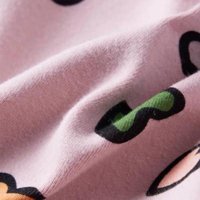 Kindertrui hartenprint 92 roze