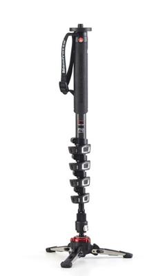 Manfrotto MVMXPROC5 Video Monopod zwart, draagvermogen 20 kg