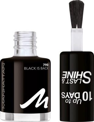 Manhattan Manhattan Nagellak Last & Shine 790 Black Is Back, 8 ml