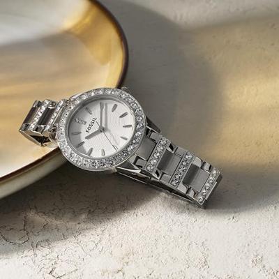 Fossil ES2362 Horloge Jesse staal zilverkleurig 34 mm Fossil ES2362 Horloge Jesse staal zilverkleurig 34 mm