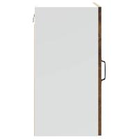 Keukenwandkast Kalmar bewerkt hout gerookt eikenkleurig - thumbnail