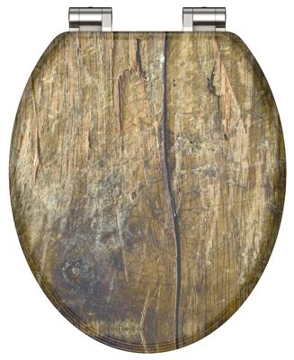 SCHÜTTE toiletbril solid wood mdf bruin