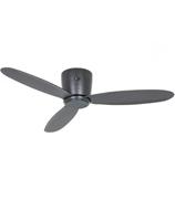 CasaFan ECO PLANO II 112 BG-BG WiFi Flügel lack basaltgrau Plafondventilator 13 W (Ø x h) 112 cm x 160 mm Basaltgrijs Met afstandsbediening, Timer, Met - thumbnail