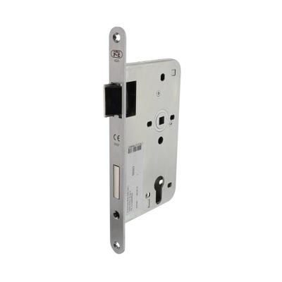 P&E P+E Dag- en nachtslot profielcilindergat 72mm DIN links met rvs geborstelde voorplaat 235x20mm
