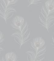 Dutch Wallcoverings Eleganza - Pavone Grey - Grijs - thumbnail