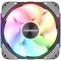 Cougar CF-ARB12HB-RGB PC-ventilator Zwart (b x h x d) 120 x 120 x 28 mm - thumbnail