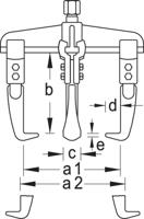 Gedore Universele trekker 3-armig - 1541757 - thumbnail