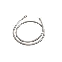 Hotbath Archie Doucheslang Geribbeld Met Transparante Kunststof Mantel 150 cm RVS 316 AR015IX - thumbnail