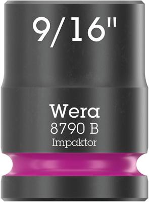 Wera 8790 B Impaktor-dop met 3/8"-aandrijving, 9/16" x 30 mm - 05005519001 Wera 8790 B Impaktor-dop met 3/8"-aandrijving, 9/16" x 30 mm - 05005519001