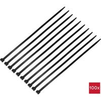 TRU COMPONENTS TC-12523704 Kabelbinder 380 mm 7.6 mm Zwart Bestand tegen kou 100 stuk(s) - thumbnail