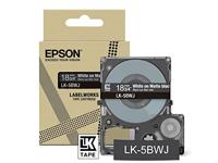 Epson LK-5BWJ Zwart, Wit - thumbnail