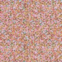 Cadeaupapier - Geschenkpapier - Mosaic toffee on white ribbed 70 cm - thumbnail