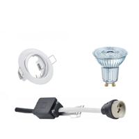 LED Spot Set - OSRAM Parathom PAR16 940 36D - GU10 Fitting - Dimbaar - Inbouw Rond - Mat Wit - 5.5W - Natuurlijk Wit - thumbnail