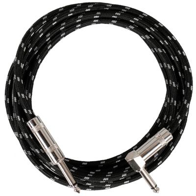 Devine INS90 instrumentkabel jack - haakse jack 9 meter