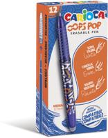 Carioca gelroller Oops Pop, medium, uitwisbaar, doos van 12 stuks, blauw - thumbnail