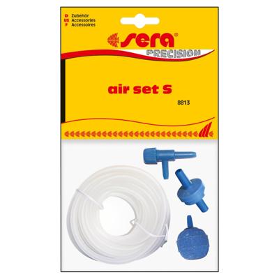 sera Air set 'S' incl. 2 m slang - bevat alles wat nodig is voor de werking van een sera L-filter en voor de ventilatie van een aquarium tot 200 liter.