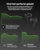 Belkin SoundForm ANC Oortjes met Draad met USB-C Connector, In-Ear Koptelefoon met Microfoon - Earbuds voor iPhone 17, iPhone 16, iPad Mini, Galaxy S25, Google Pixel 10, Android en Meer - Zwart - thumbnail