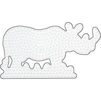Hama midi strijkkralenbordje - neushoorn - thumbnail