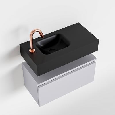 MONDIAZ ANDOR 60cm toiletmeubel cale. LEX 60cm wastafel urban links 1 kraangat