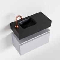 MONDIAZ ANDOR 60cm toiletmeubel cale. LEX 60cm wastafel urban links 1 kraangat - thumbnail