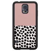 Samsung Galaxy S5 hoesje - Pink dots - thumbnail